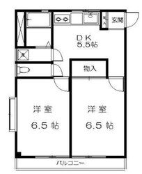 東山コーポⅡの物件間取画像